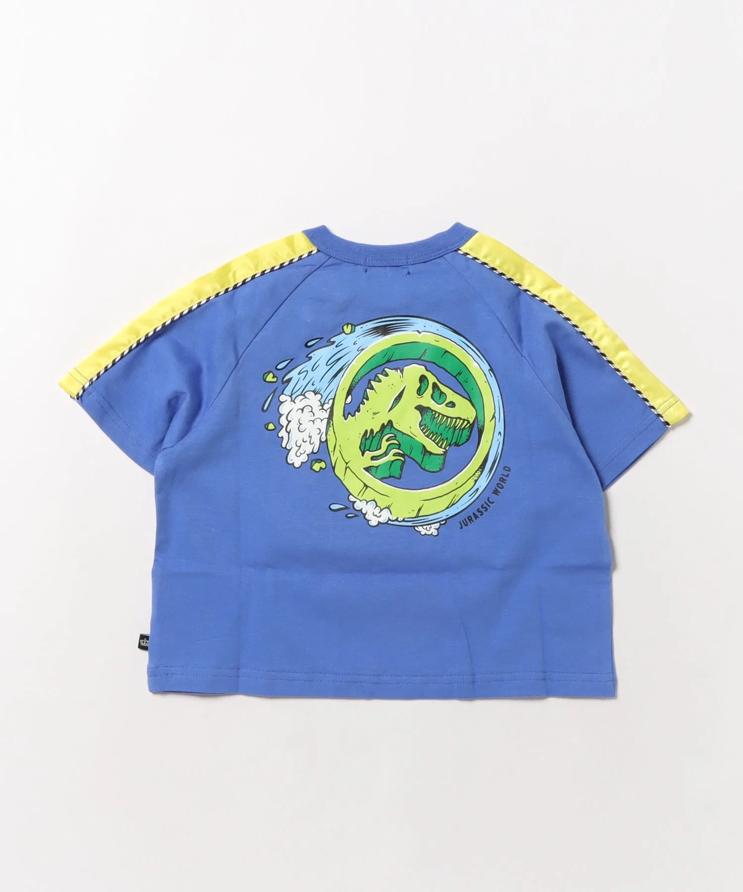 Детская футболка с сатиновой отделкой BABYDOLL Jurassic World синяя — фото 3