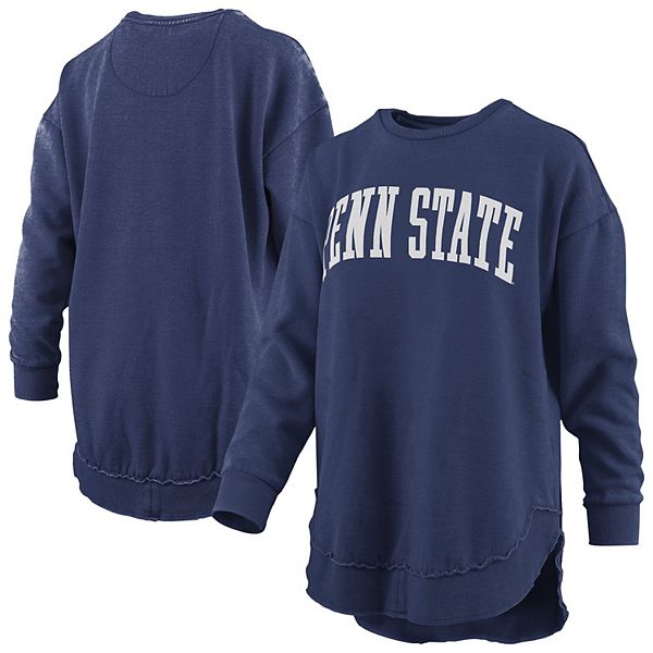 

Женский пончо vintage из меланжевого флиса с длинным рукавом penn state nittany lions Pressbox