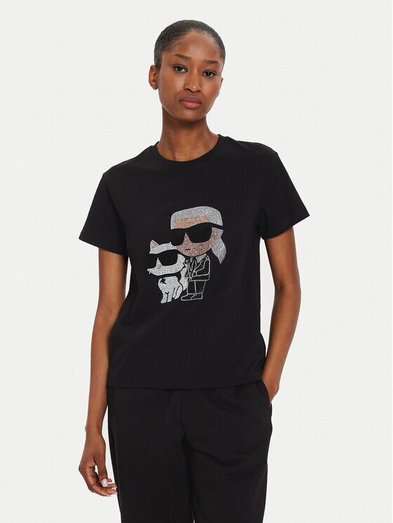 

Футболка стандартного кроя Karl Lagerfeld, черный