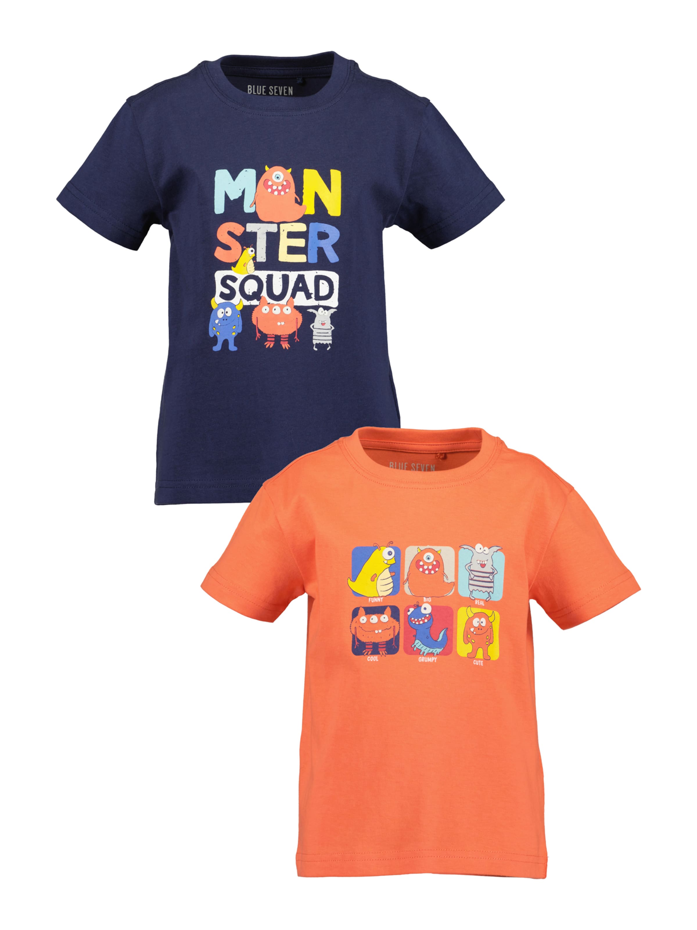 

BLUE SEVEN Футболка в цвете Navy, Orange