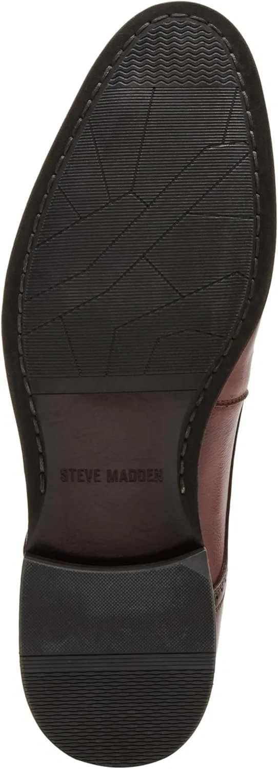 Мужские туфли Steve Madden Aalon Oxford, Light Brown — фото 4