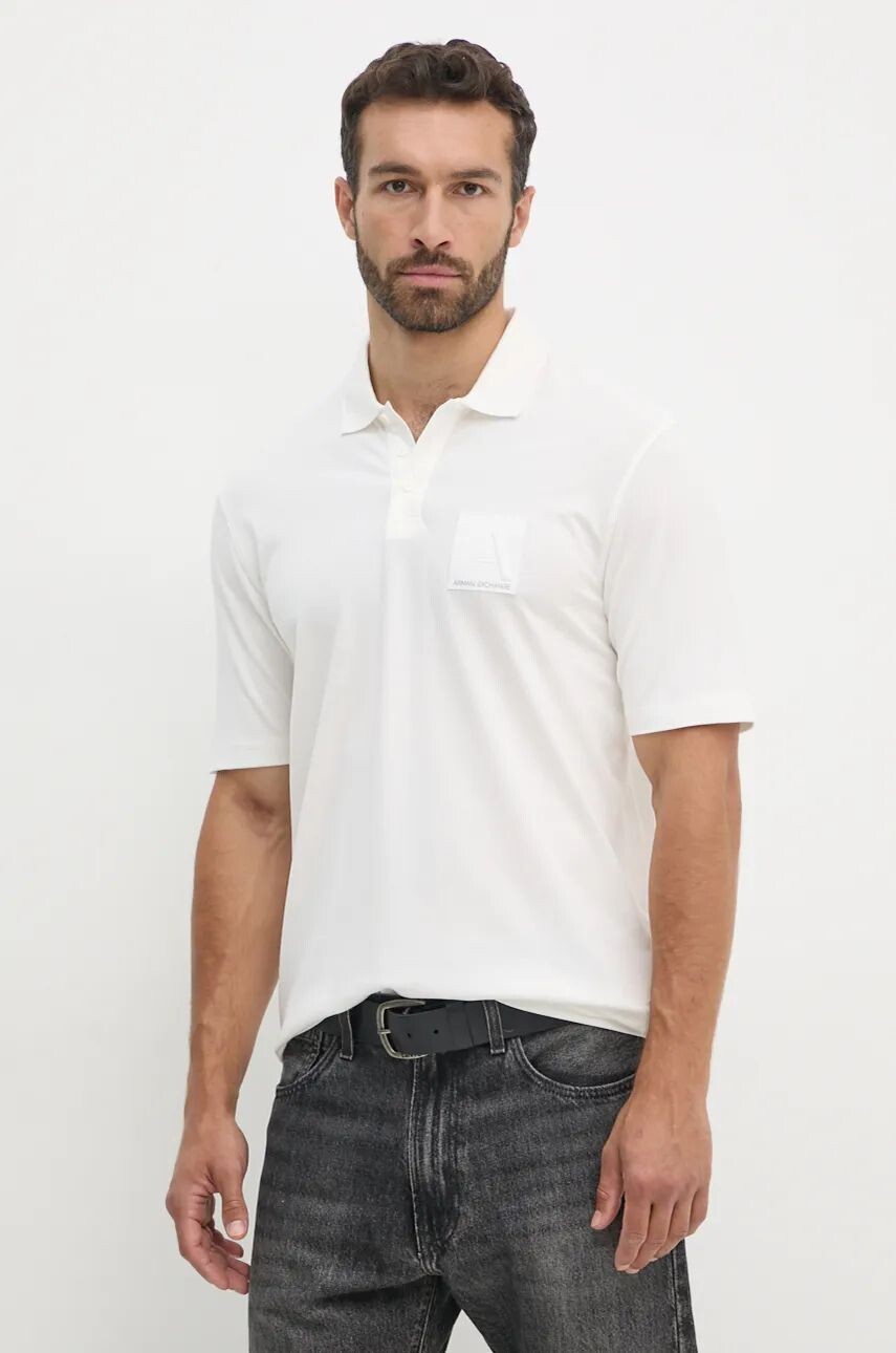 

Футболка-поло Armani Exchange, белый
