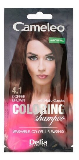 

Шампунь-краситель 4.1 Кофейно-коричневый 40мл Delia Cosmetics Cameleo