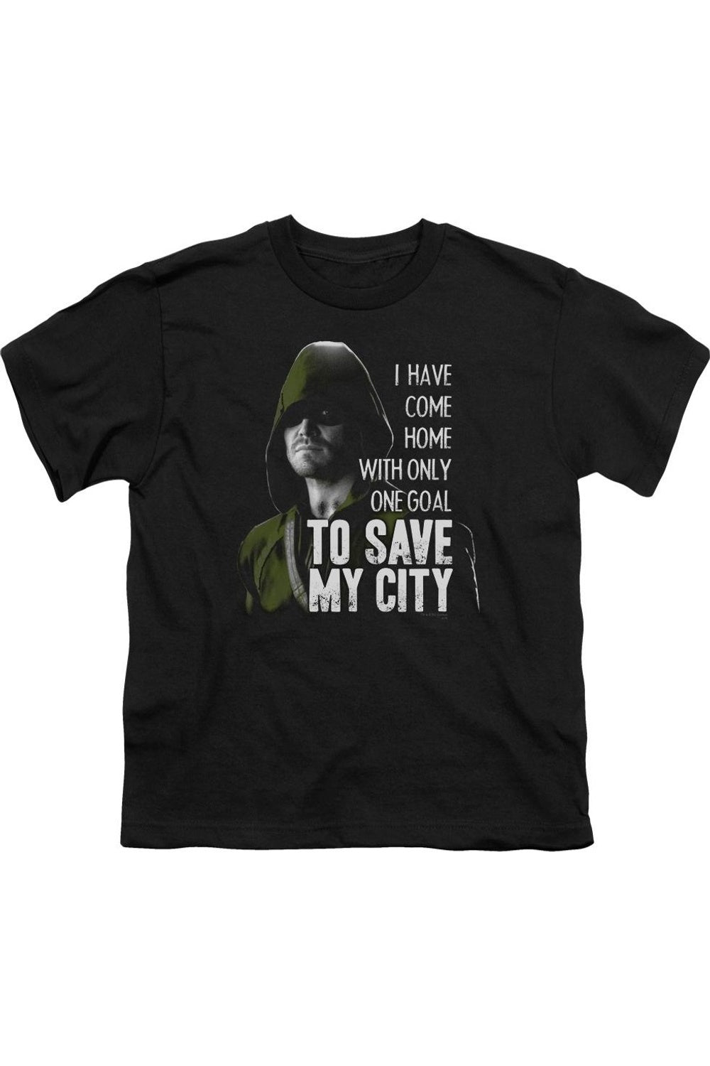 

Футболка Arrow Save My City с коротким рукавом для детей Gildan, черный
