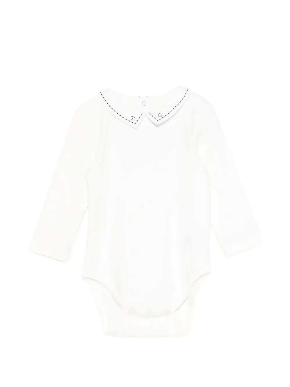 

Детский комбинезон с воротником и длинными рукавами Tartine Et Chocolat, белый