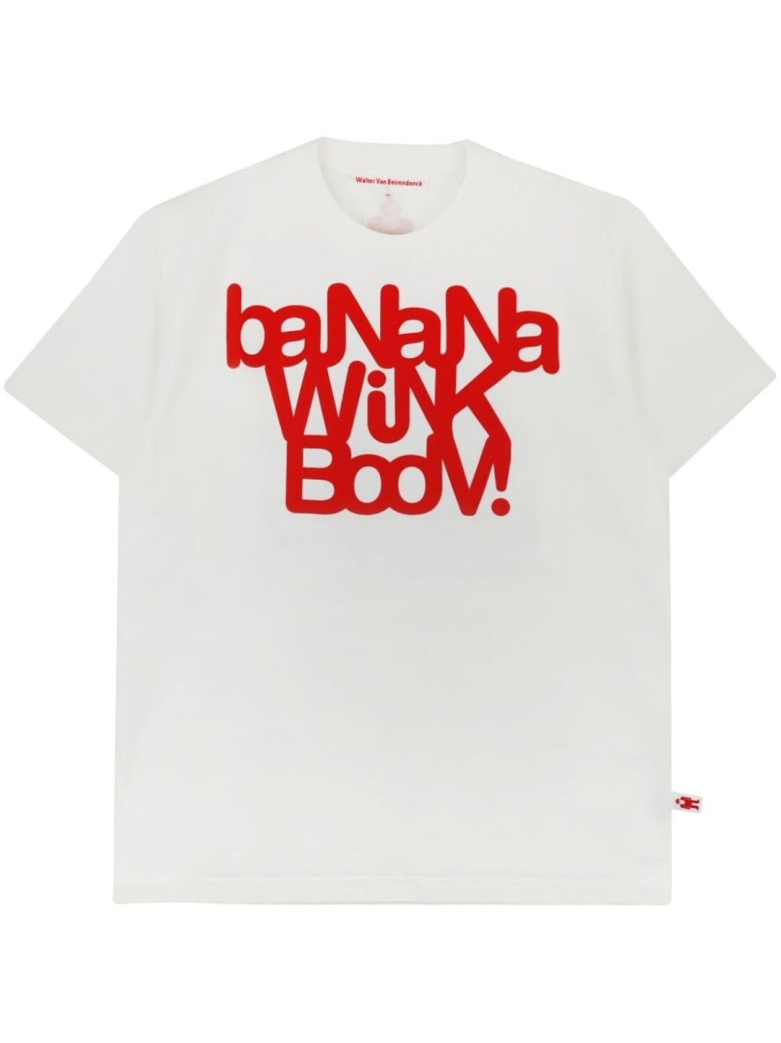 

Футболка Walter Van Beirendonck Banana Wink Boom, белый