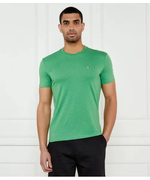 

Футболка Slim fit Tommy Jeans, зеленый