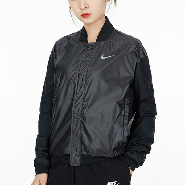 Куртка повседневная короткая тканая куртка Nike, черный — фото 4