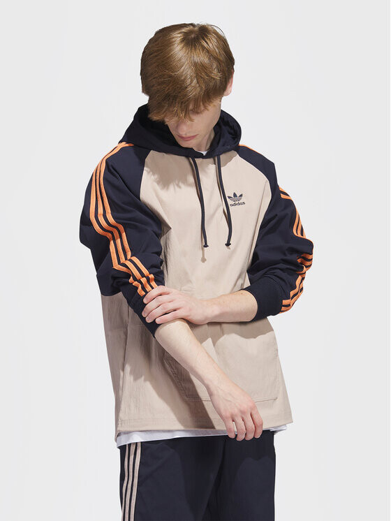 Толстовка обычного кроя Adidas, коричневый — фото 3