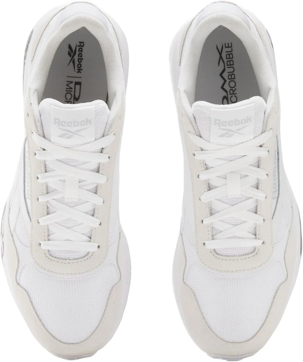 Мужские кроссовки Reebok Glide DMX (100201252) Lifestyle Grey (100201252) с технологией DMX Microbubbles, удобные, подходят для повседневного использования, белый/серый — фото 3
