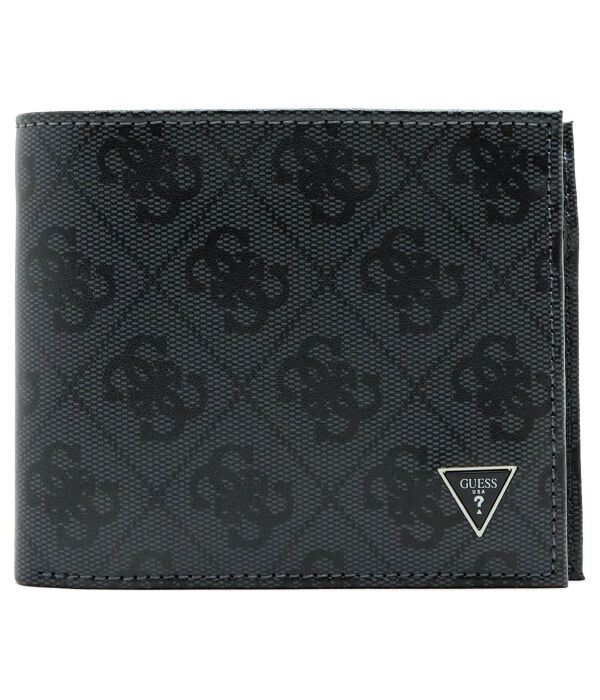

Кошелек кожаный Guess Mito, черный