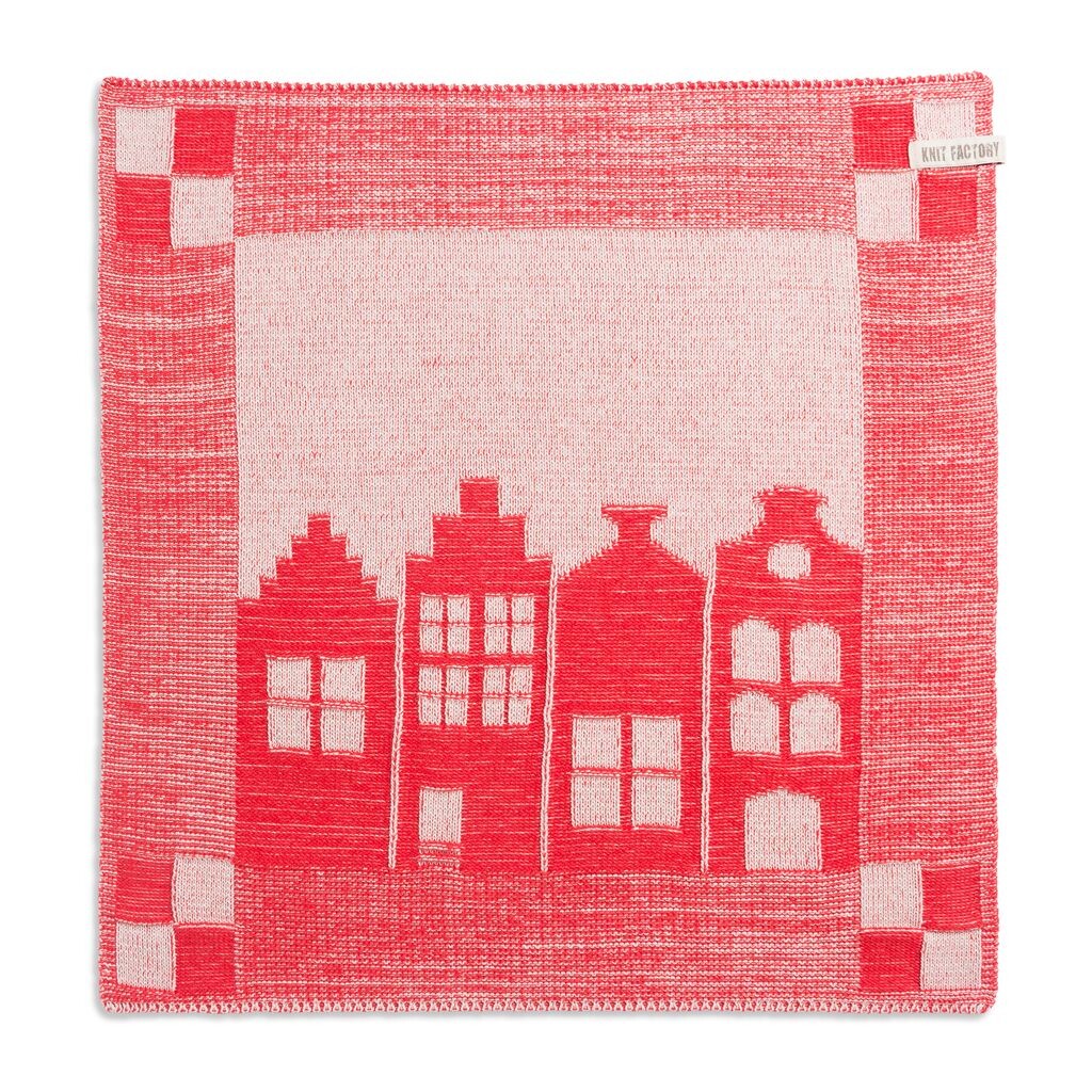 

Knit Factory Kitchen Towel House - Экрю/Красный - 50x50 см, бежевый