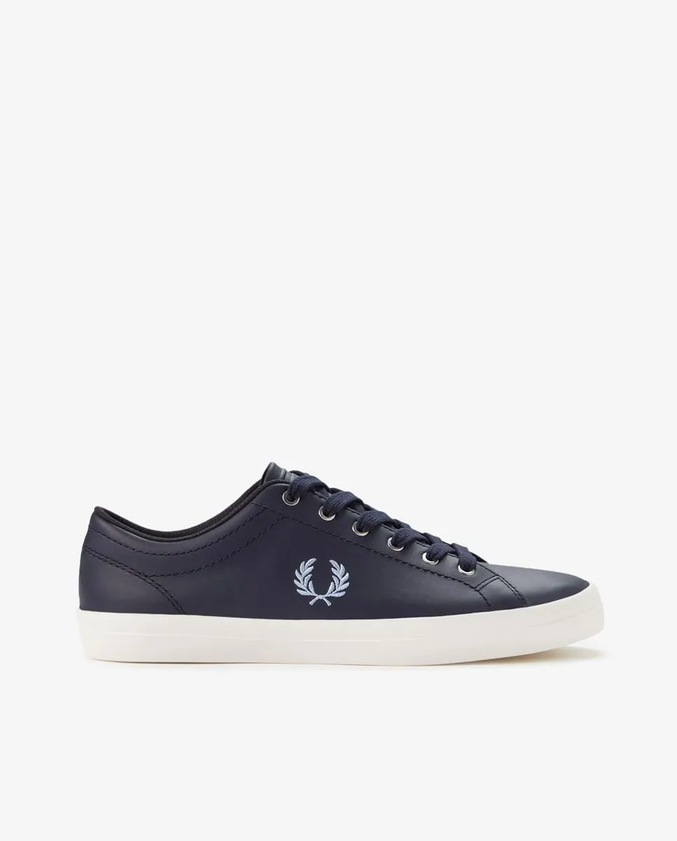 

Мужские спортивные кроссовки Baseline из кожи Fred Perry, темно-синий