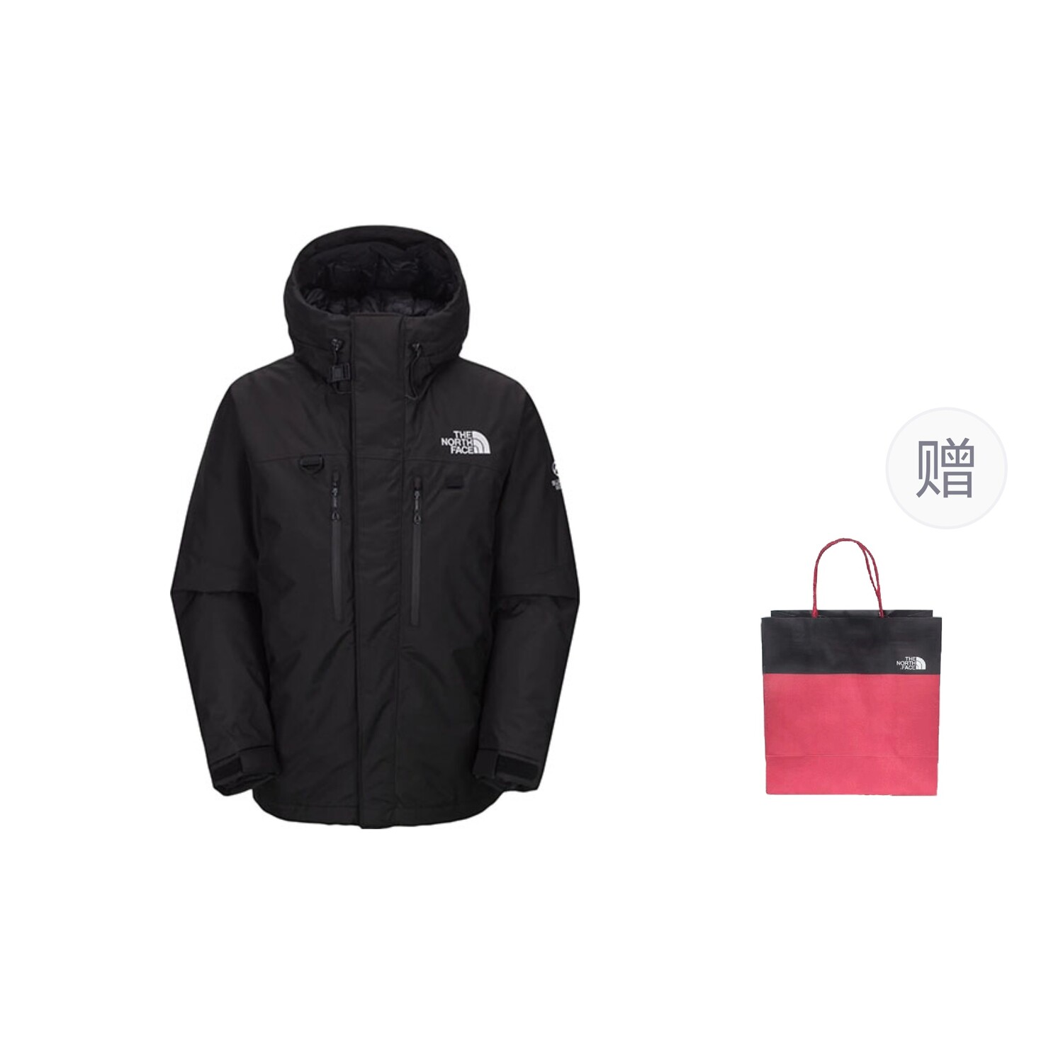 

Парка мужская черный + подарочный пакет The North Face