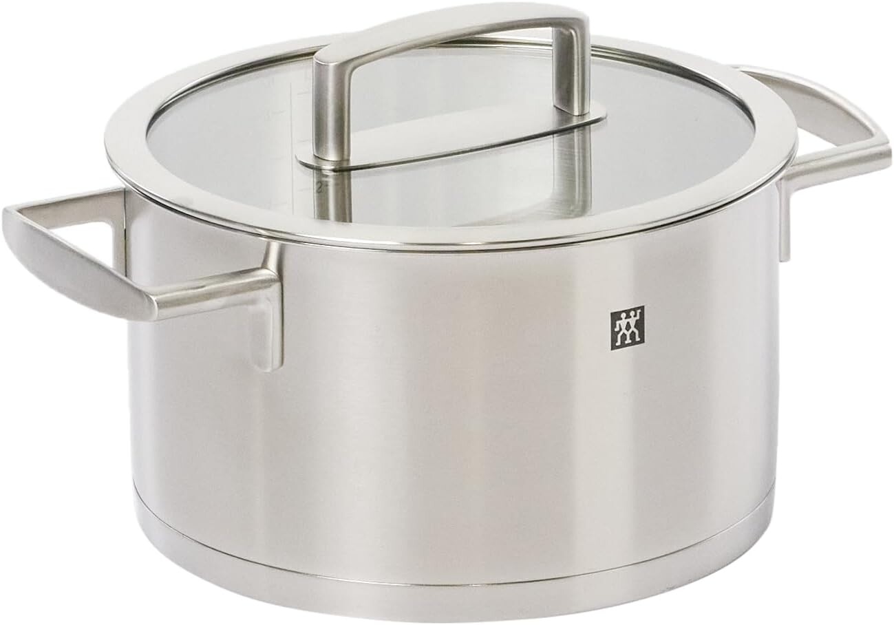 

Zwilling 66463-200 Полирующая кастрюля Vitality Stock, 7,9 дюйма (20 см), 3,5 л), нержавеющая сталь, silver