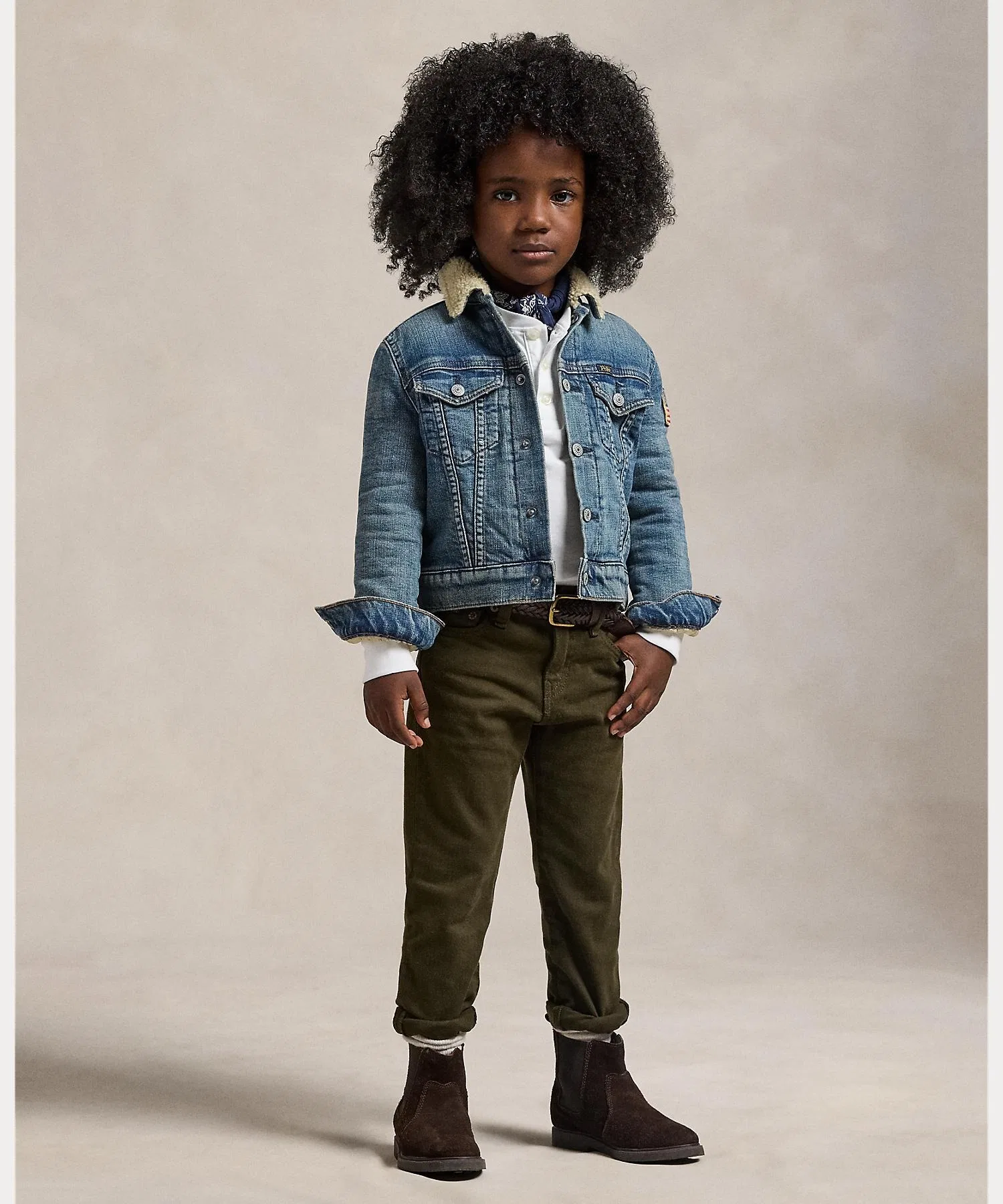 Детская футболка Polo Ralph Lauren Childrenswear с длинным рукавом — фото 4