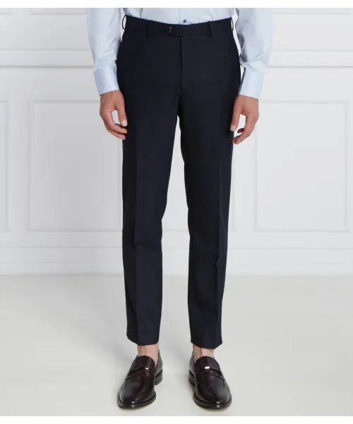 

Шерстяные брюки Denz Slim fit Oscar Jacobson, синий