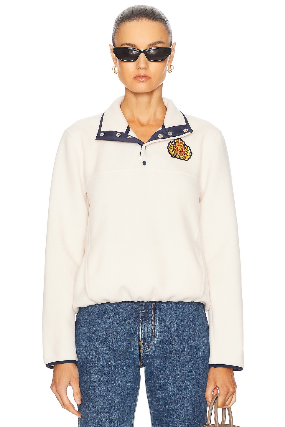 

Толстовка NY Crest Polar Sporty & Rich, кремовый