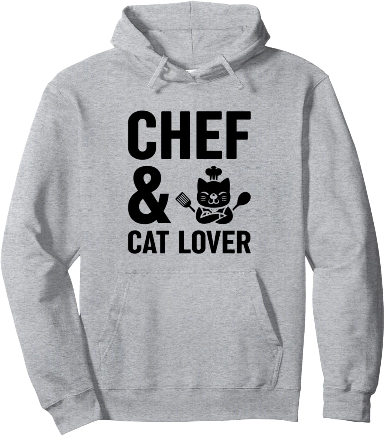 

Кулинарная толстовка Chef & Cat Lover Chef Chef Cat Lover Cooking Culinary Chef & Cat Lover Food Cooking Chef, серый