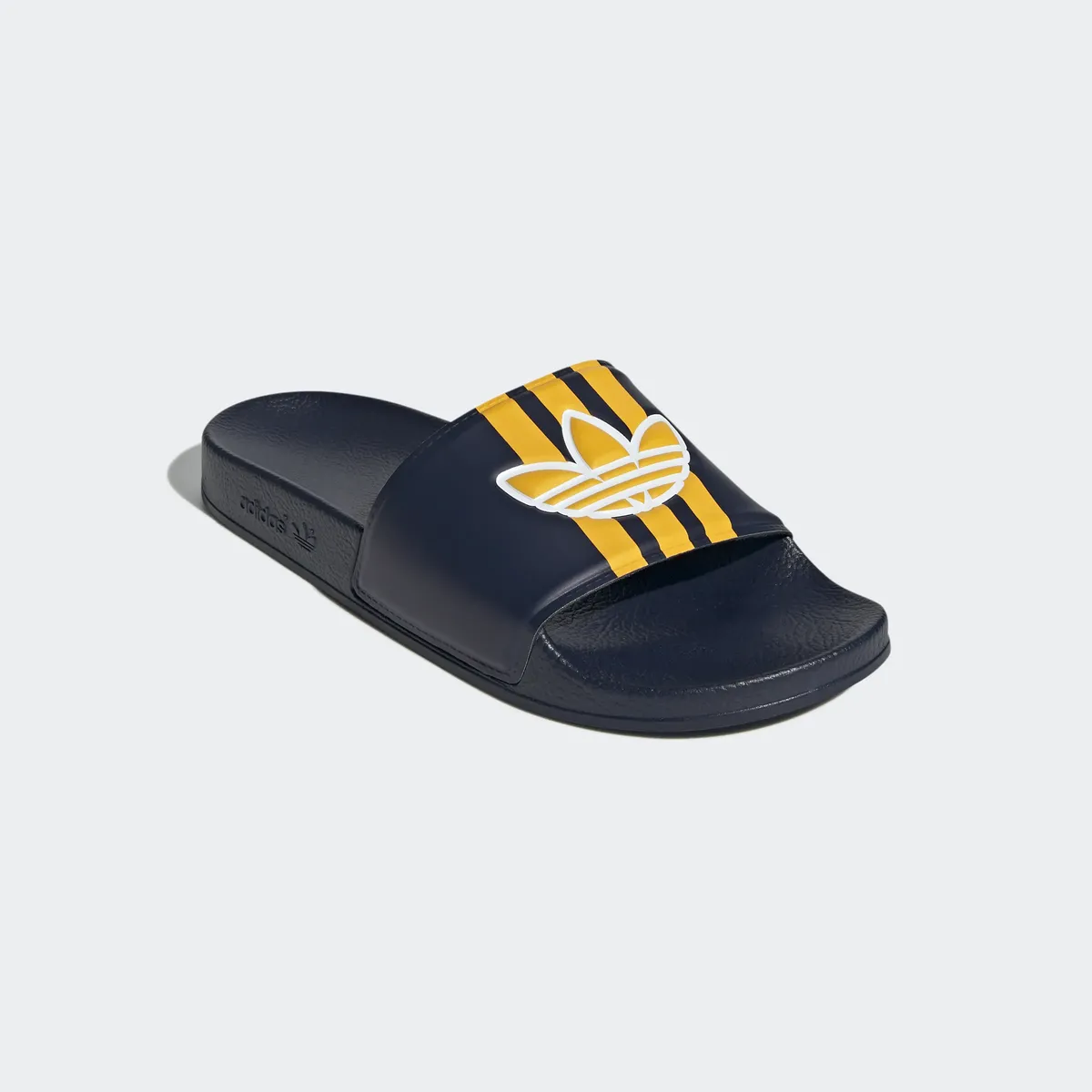 Сандалии для купания Adidas Originals "ADILETTE", цвет Night Indigo / Bold Gold / Cloud White