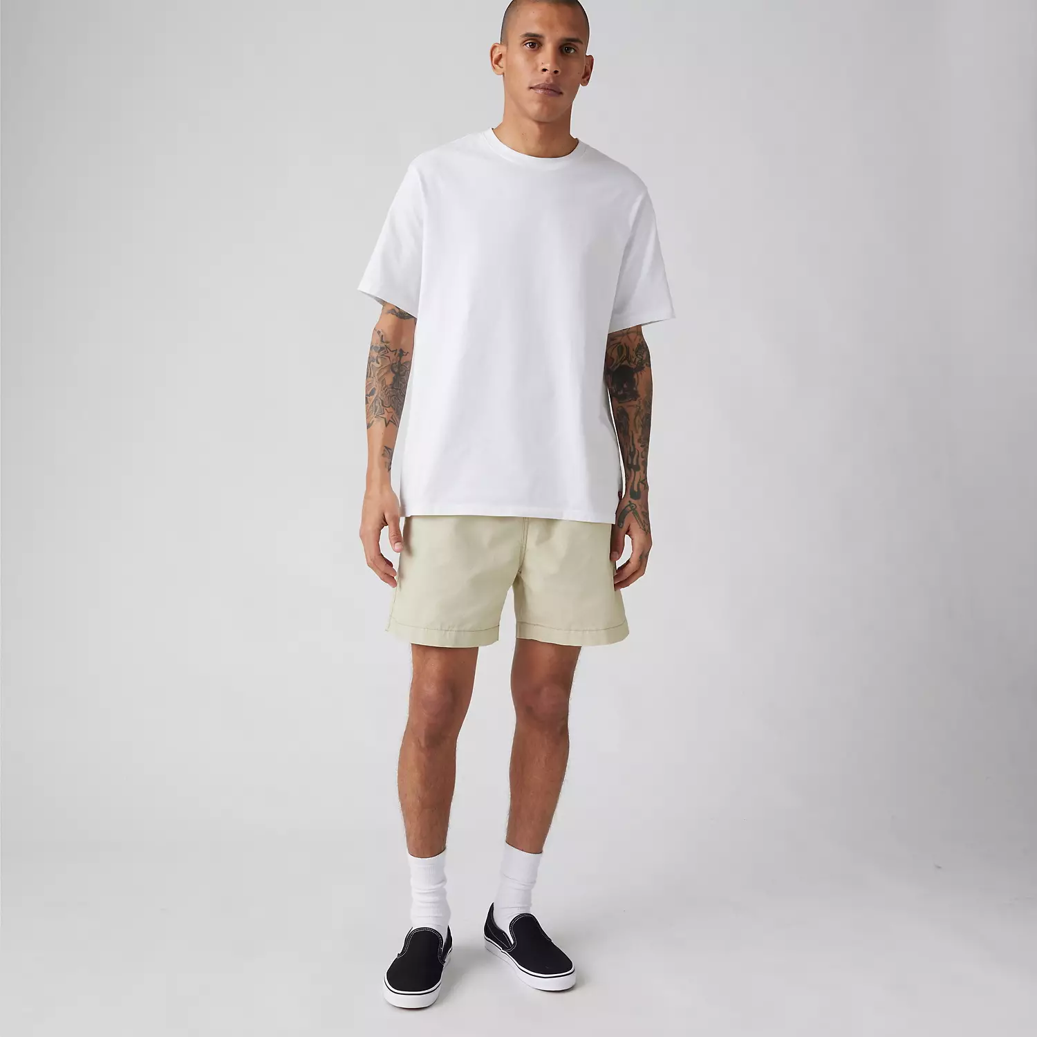 

Мужские шорты Levi's XX Chino Easy из хлопка и льна, цвет Tidal Foam - White