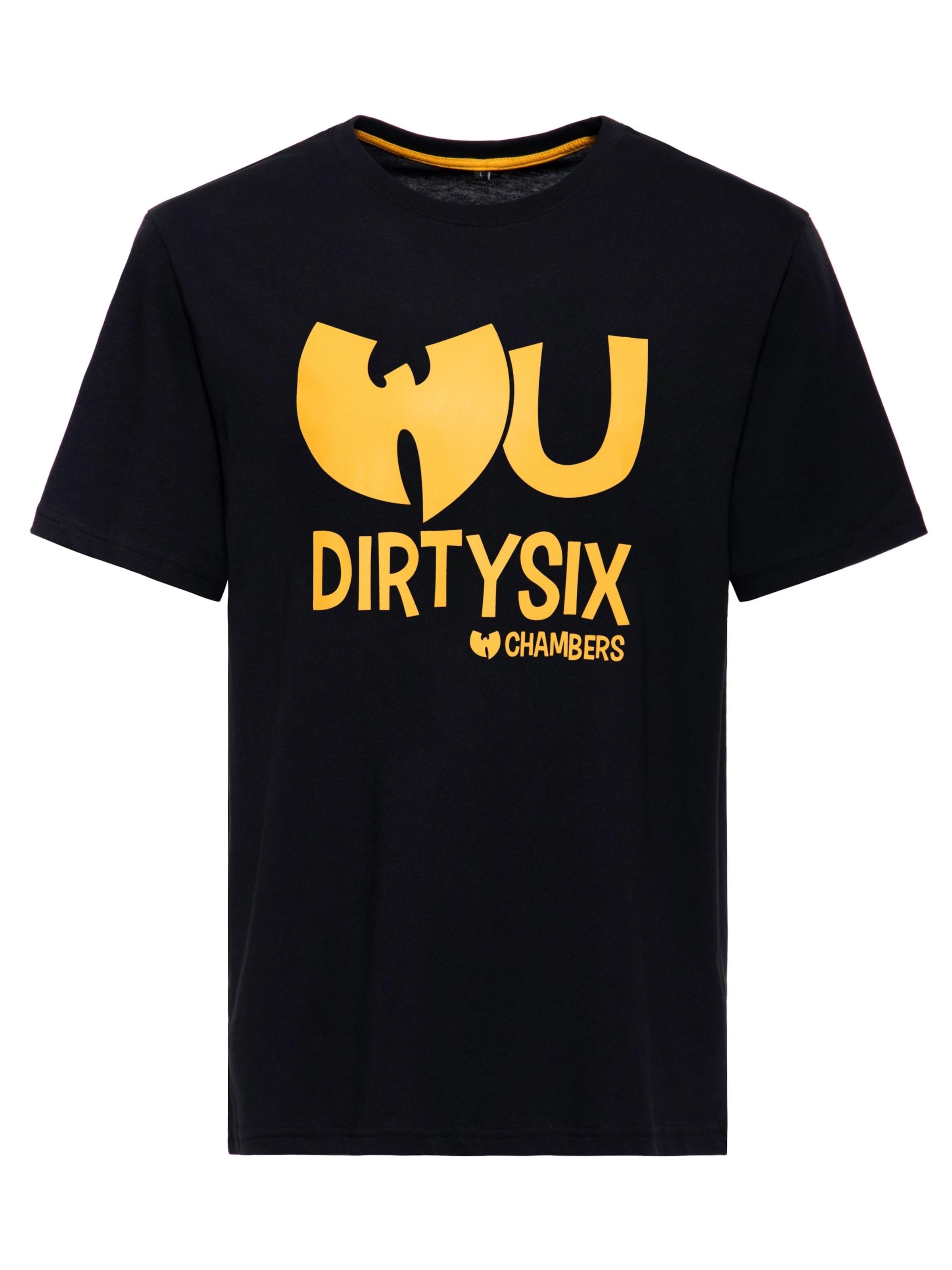

WU Wear Футболка 'DirtySix Chambers' в черном цвете