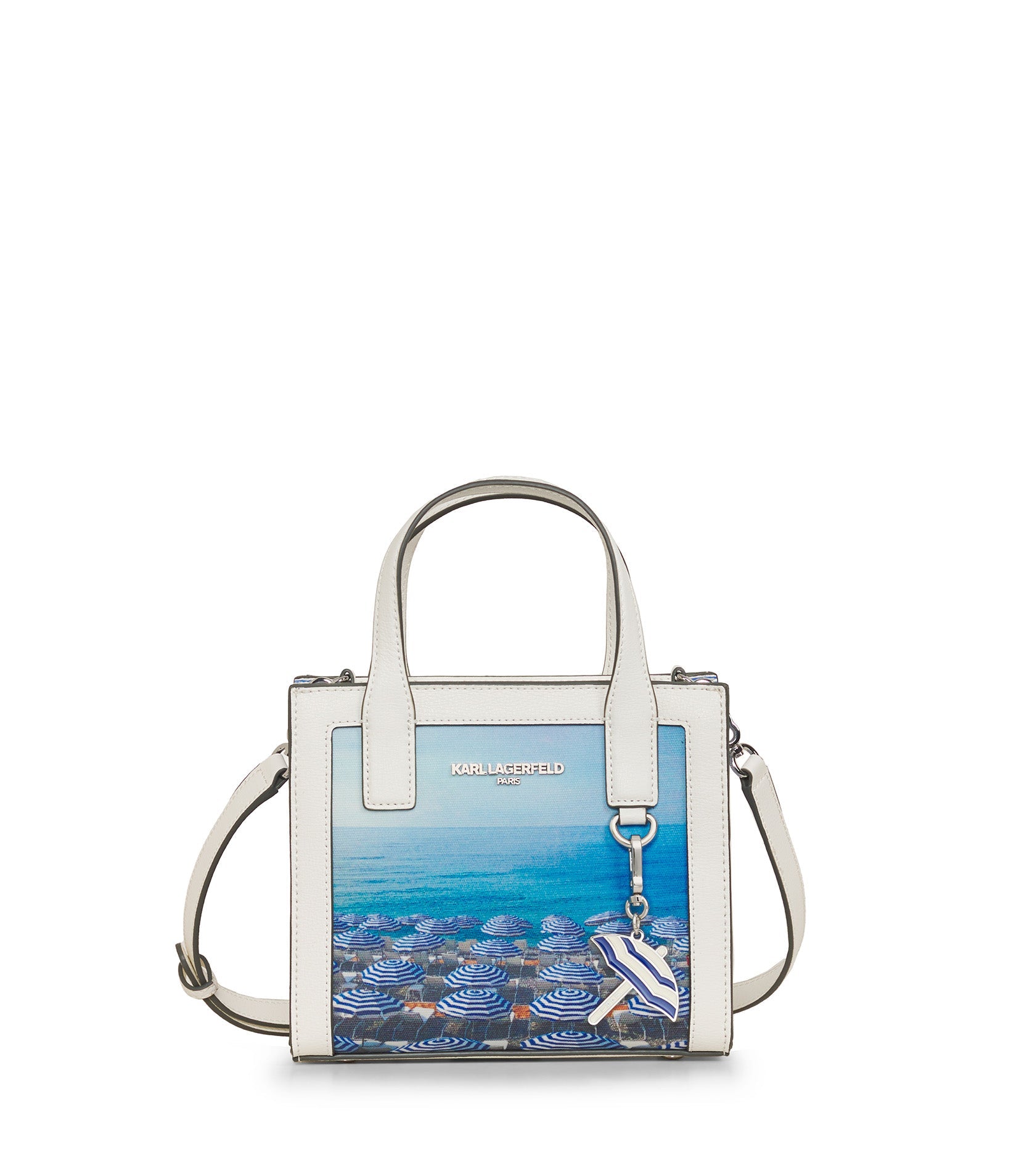 

Маленькая сумка nouveau KARL LAGERFELD PARIS, белый/синий