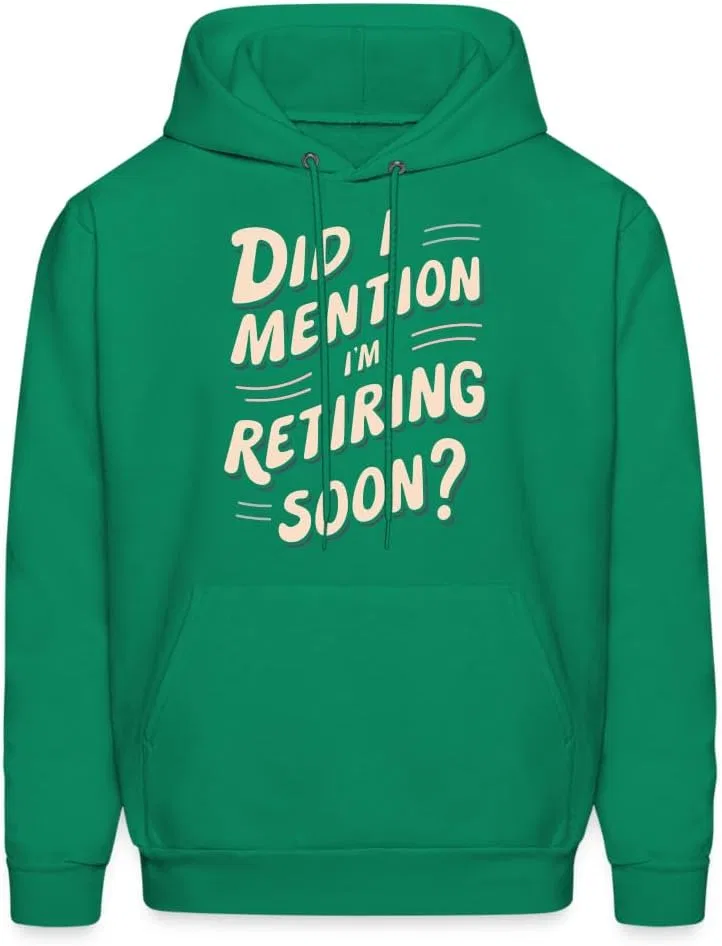 Толстовка с капюшоном Did I Mention I'm Retiring Soon, футболка Funny Retirement 2024 Generic, темно-синий — фото 4