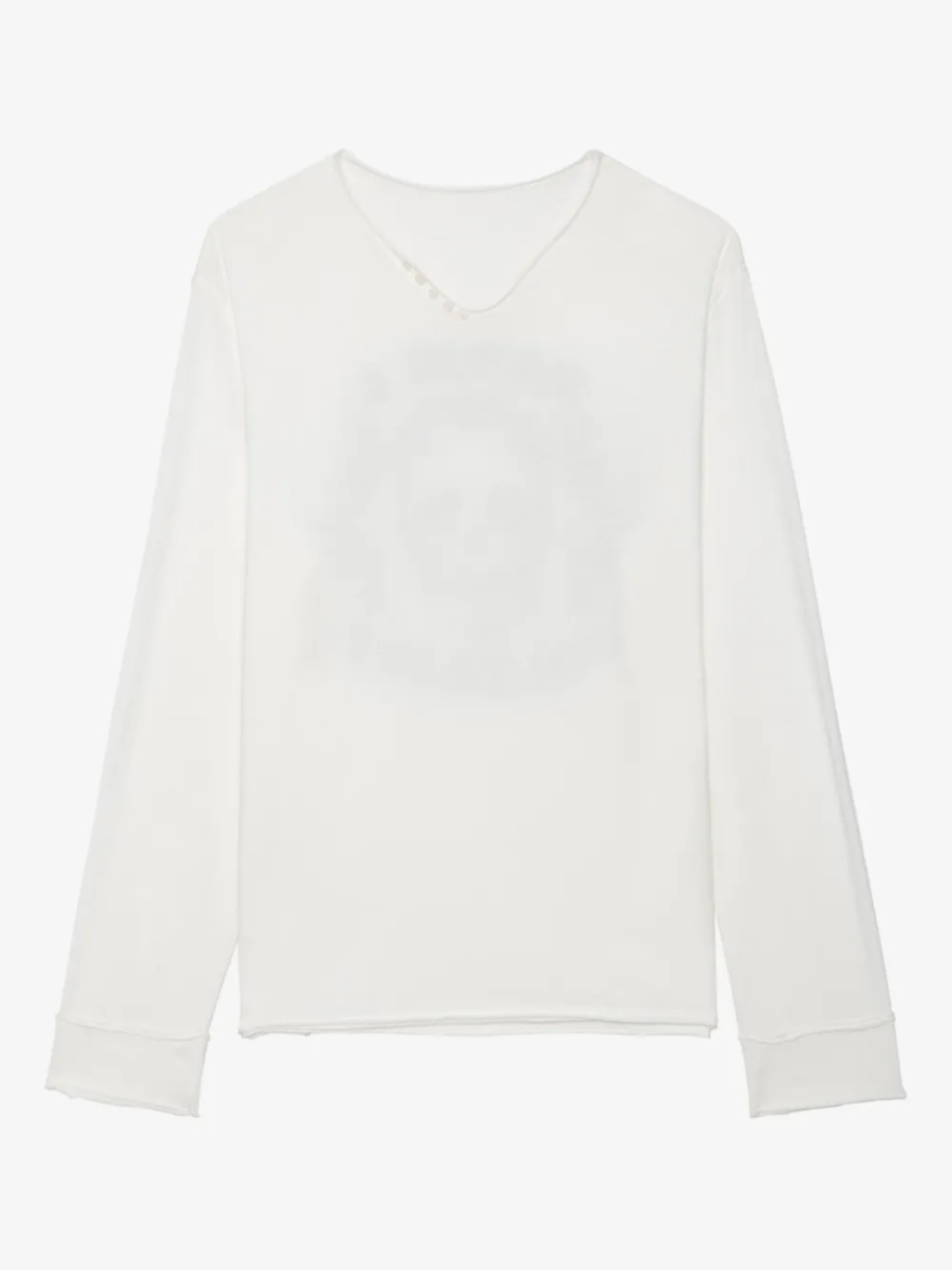 

Футболка с длинными рукавами Zadig&Voltaire Henley, белый