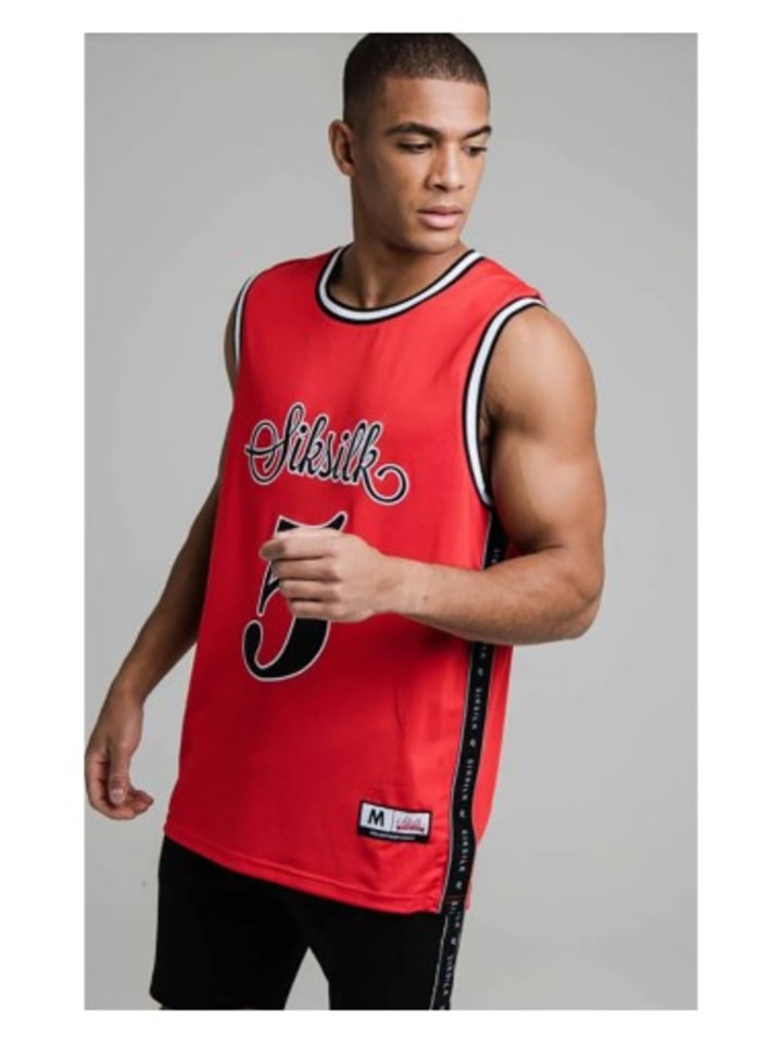 

Футболка SikSilk, цвет baseball-tshirt in