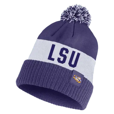 

Шапка Nike LSU College Beanie, цвет Orchid