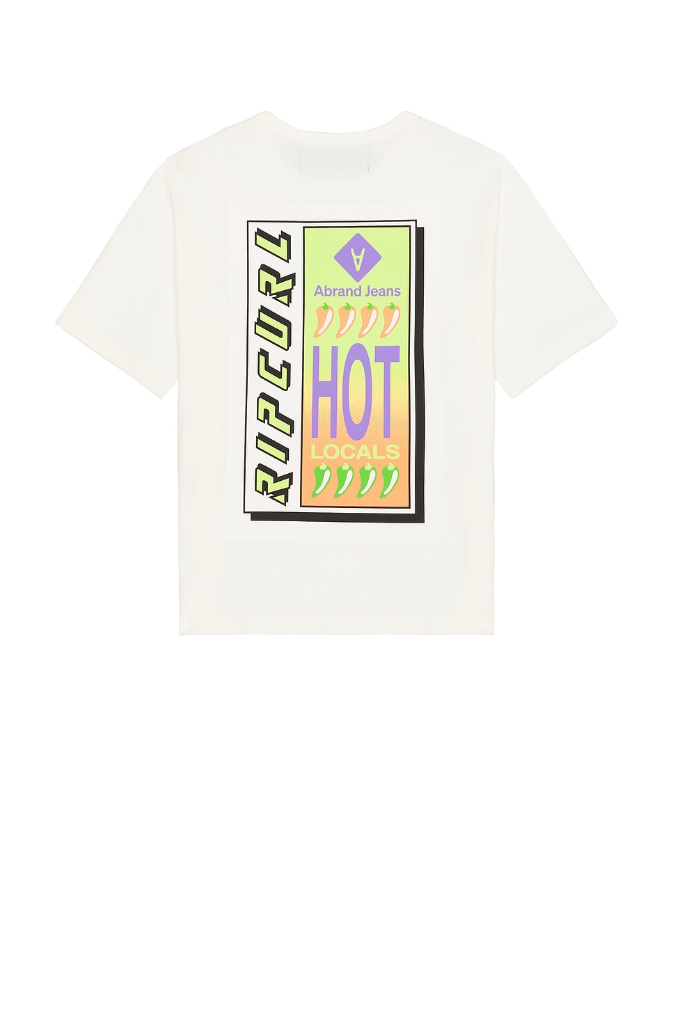 

Футболка X rip curl hot locals от Abrand, white sand