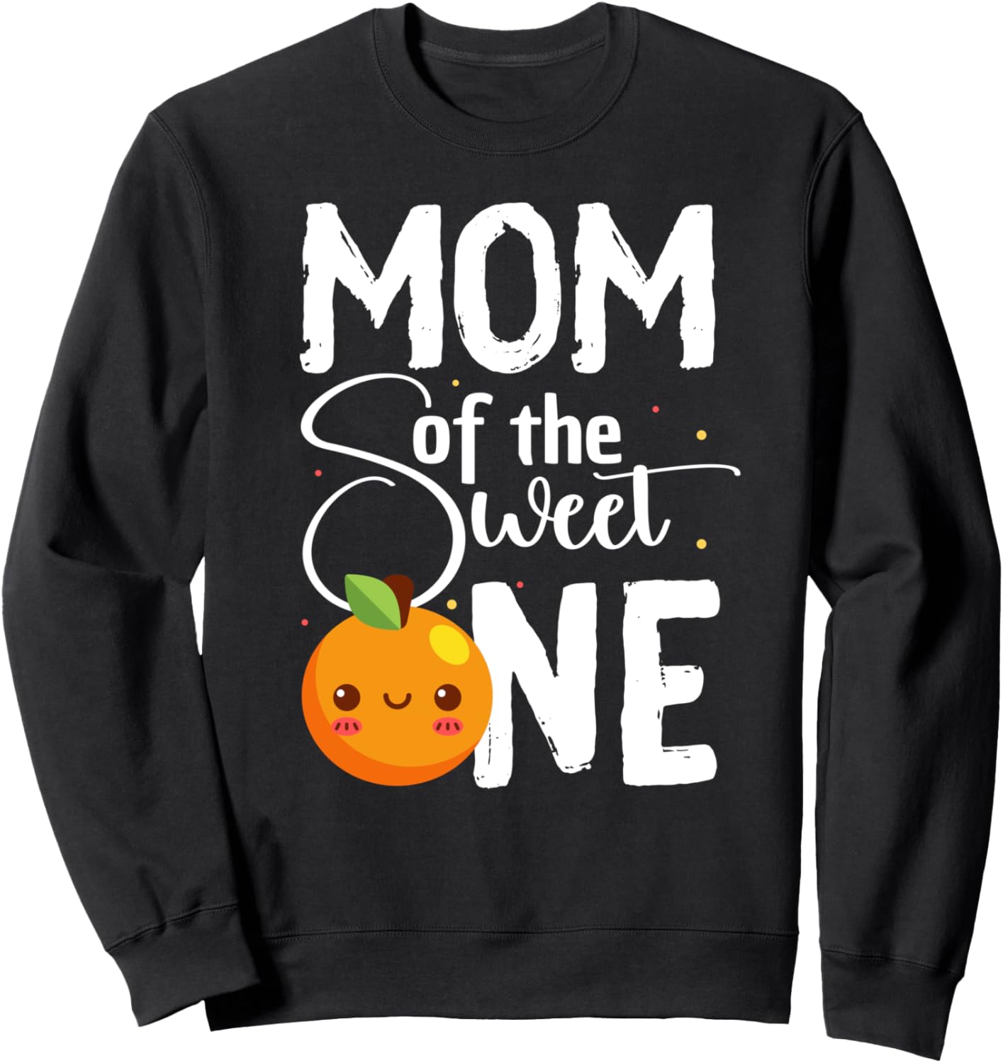 

Мама милого малыша, летняя толстовка с апельсиновым принтом ко Дню матери Orange Mom Lover Gifts, черный