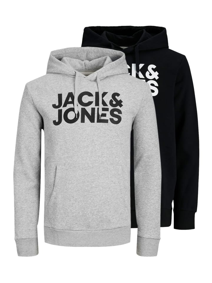 

Толстовка Jack & Jones, цвет grau/schwarz