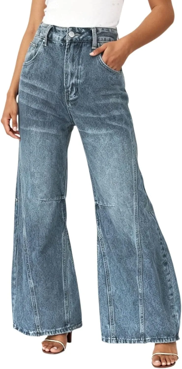 Джинсы Barrel Women High Waisted Wide Leg