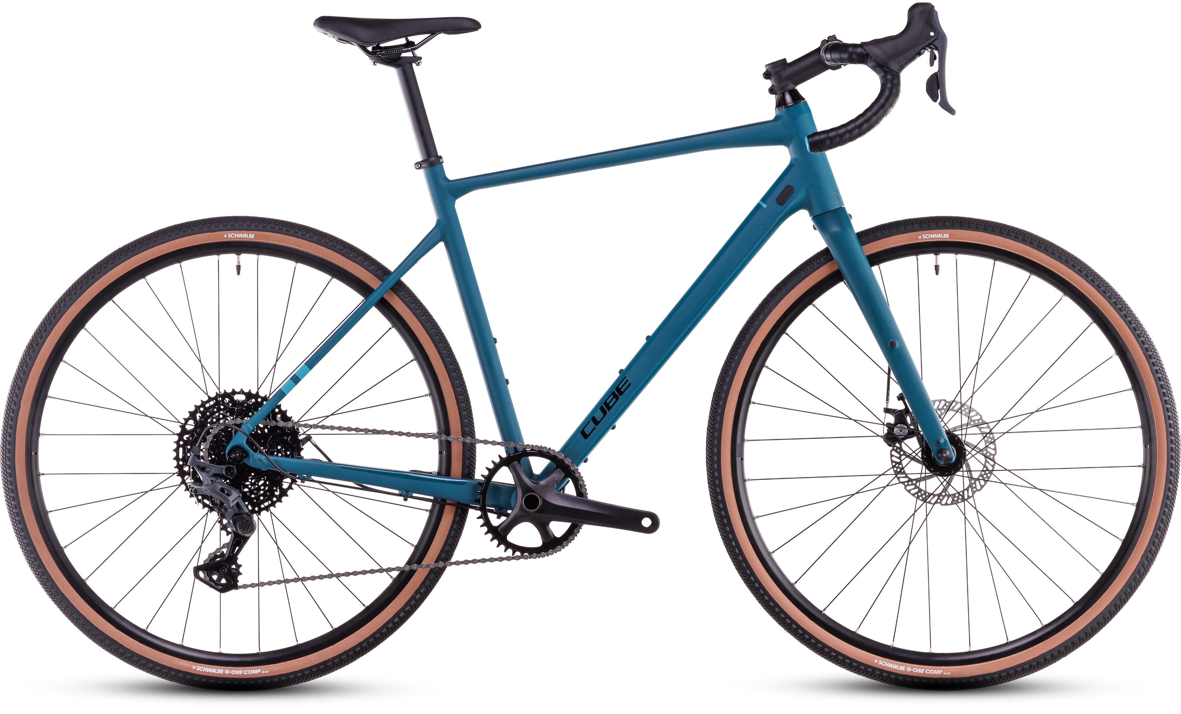 

Гравийный велосипед Cube Nuroad ONE poseidongreen´n´black (2025)