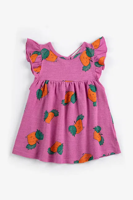 Платье хлопковое Tangerine Bobo Choses, розовый