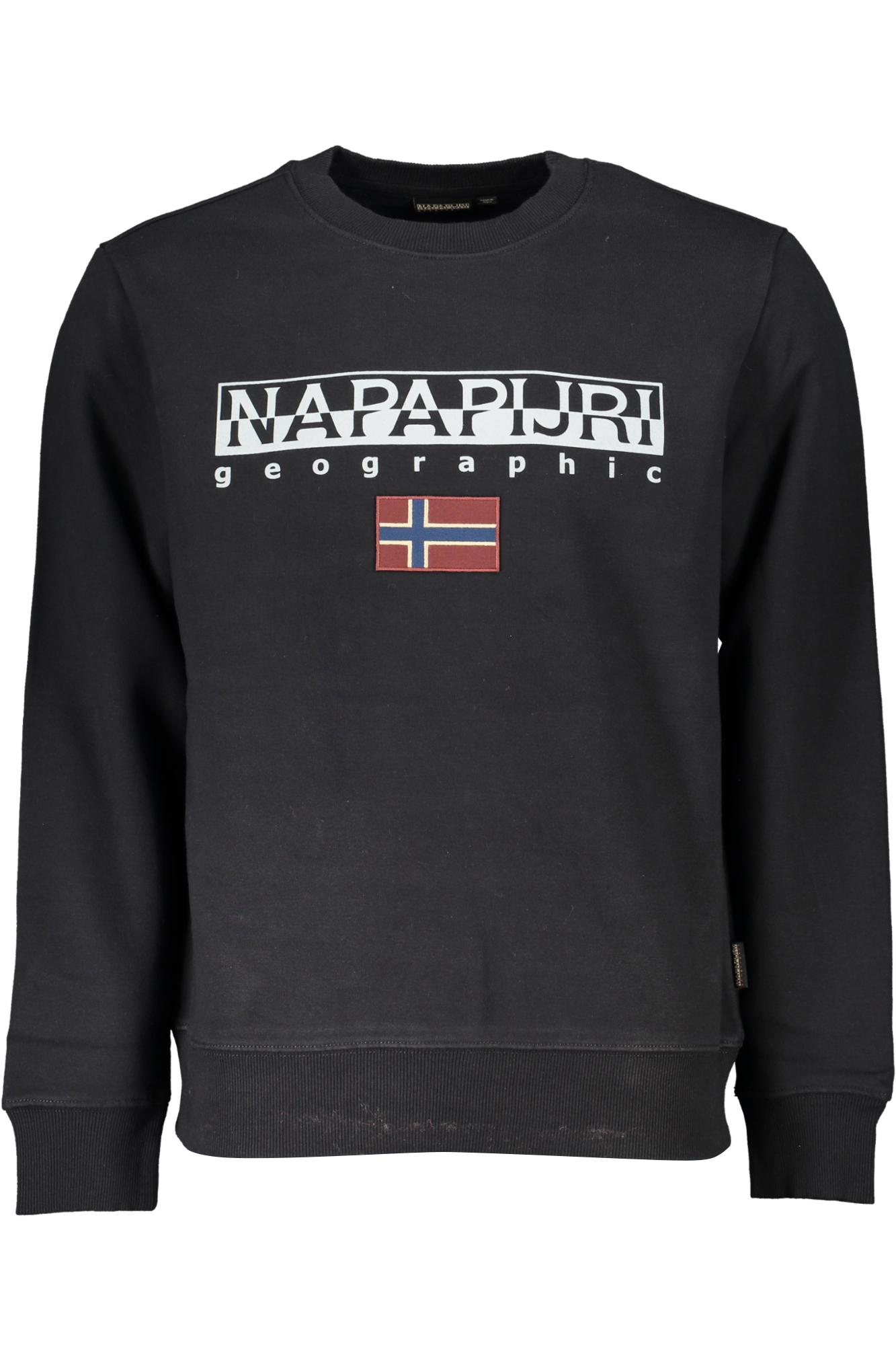 

Толстовка мужская Napapijri с логотипом, черный / белый