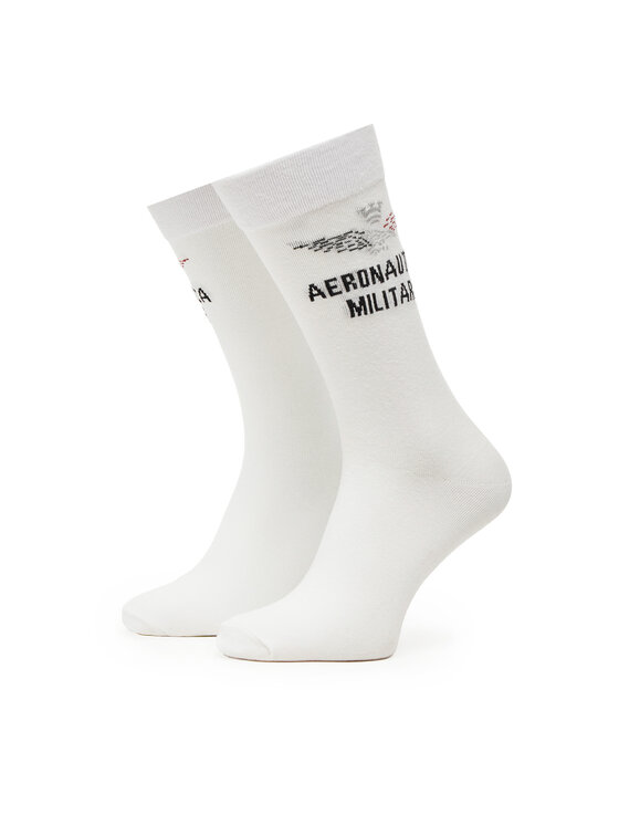 

Высокие мужские носки 251CZ010L499 Aeronautica Militare, белый