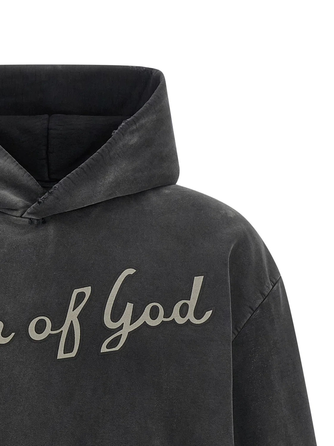 Мужское худи с принтом Fear of God, Black — фото 3