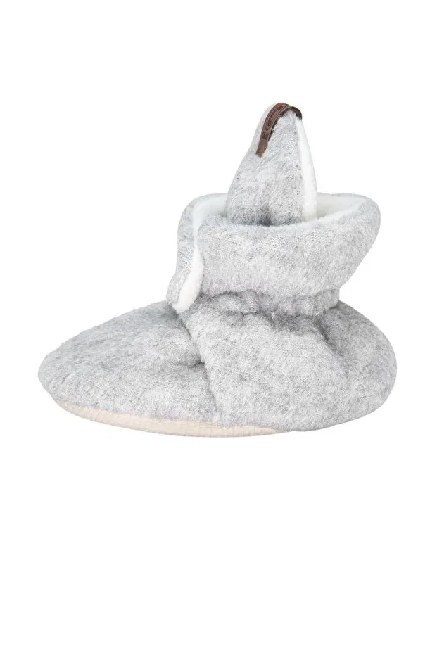 Детские тапочки для новорожденных с принтом Generic Brands, Light Gray — фото 3