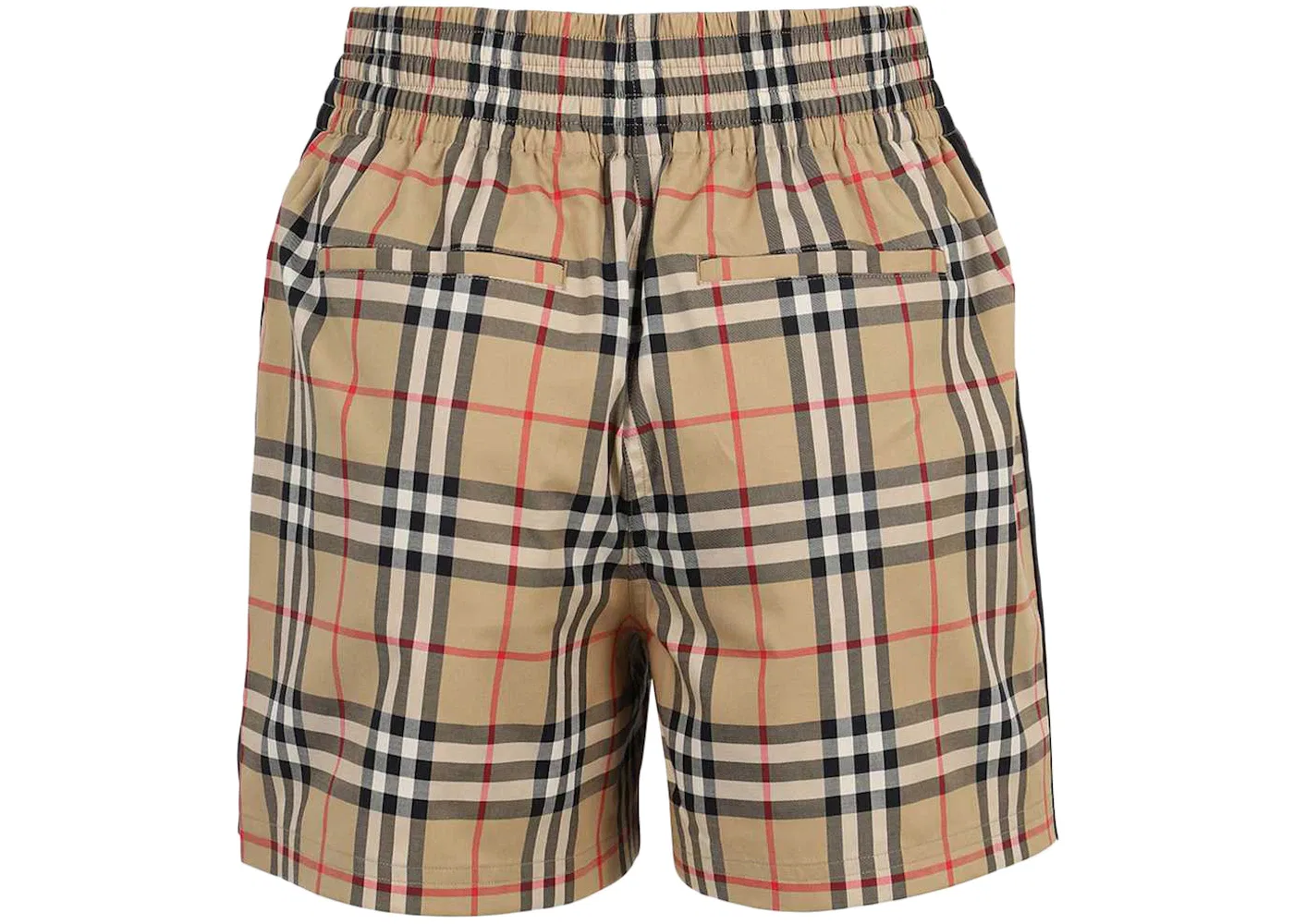 Женские шорты из стрейч-хлопка с принтом Burberry, Vintage Check — фото 2