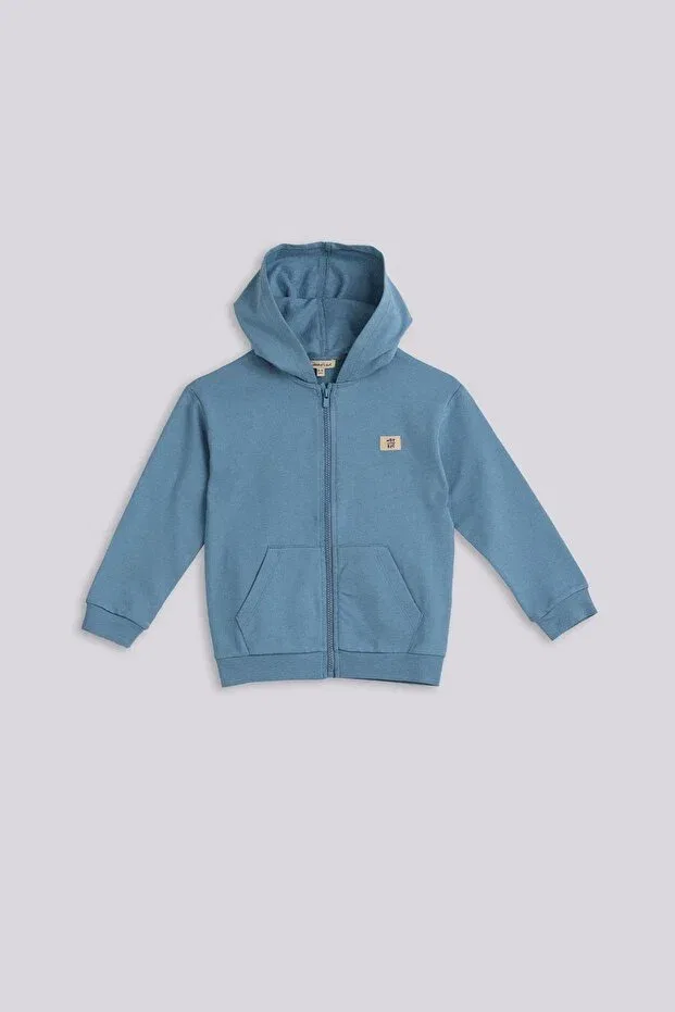 Детское худи для мальчиков с длинным рукавом Nebbati Basic, Blue