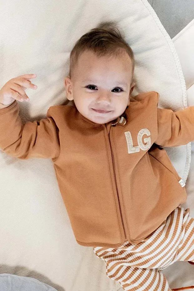 Детская куртка для девочек хлопковое Little Gusto, Brown