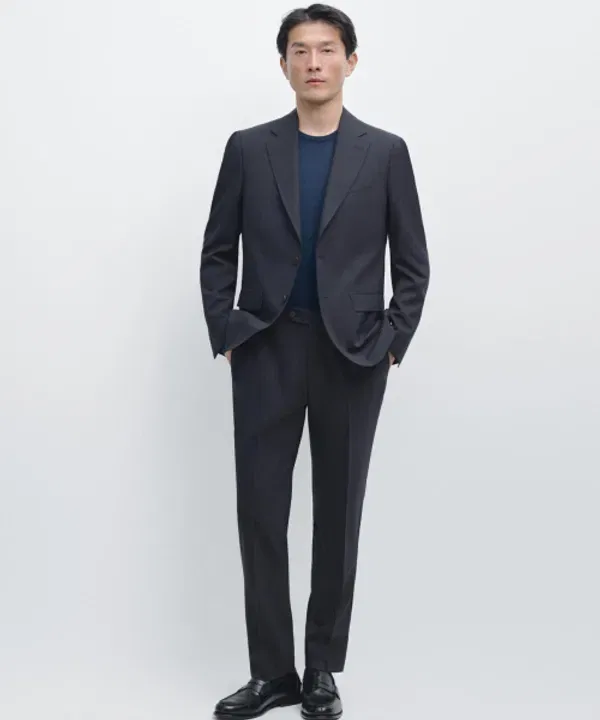 Блейзер из шерстяной смеси, Massimo Dutti — фото 2