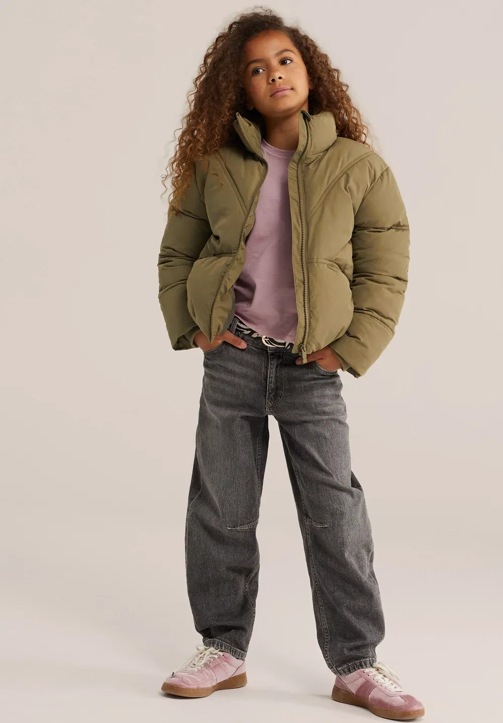 Зимняя куртка We Fashion, Olive Green