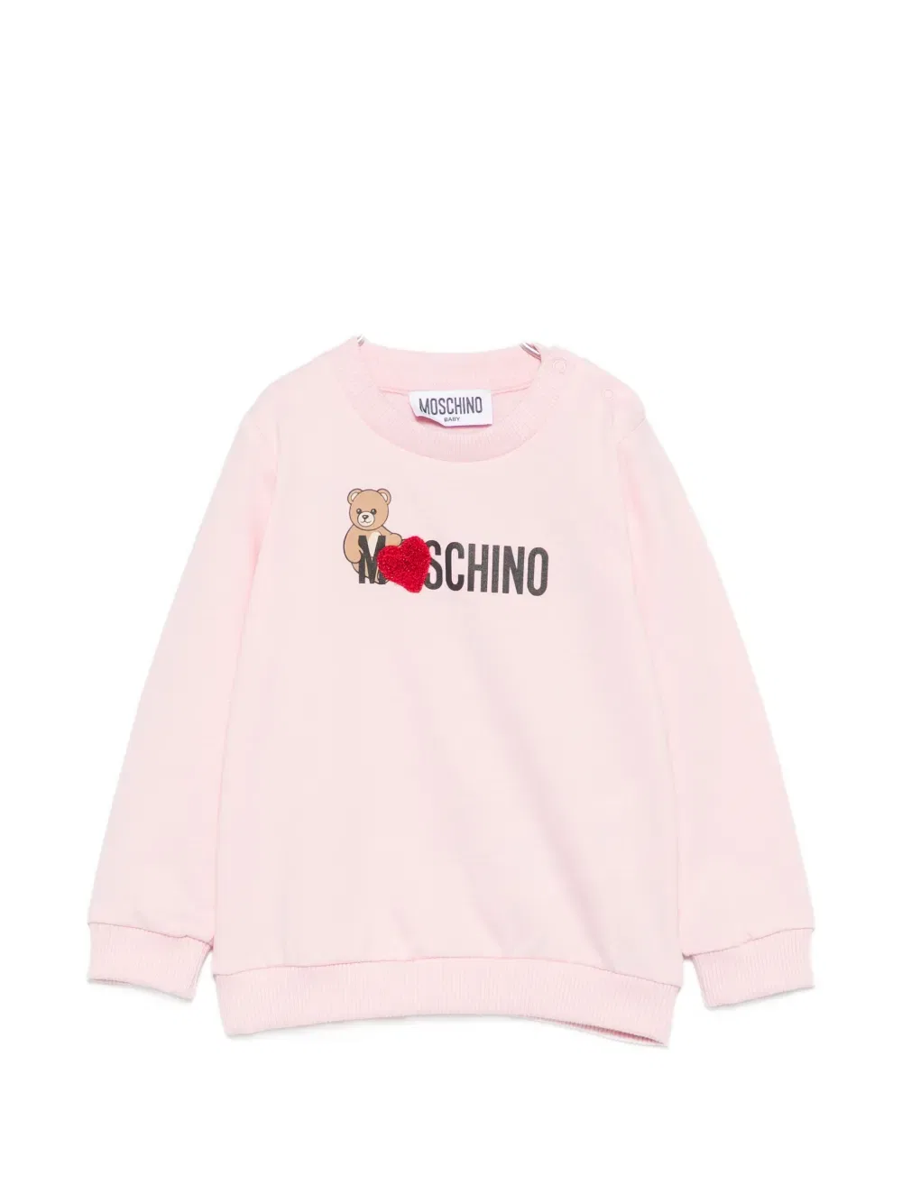 Свитер Moschino Kids, розовый