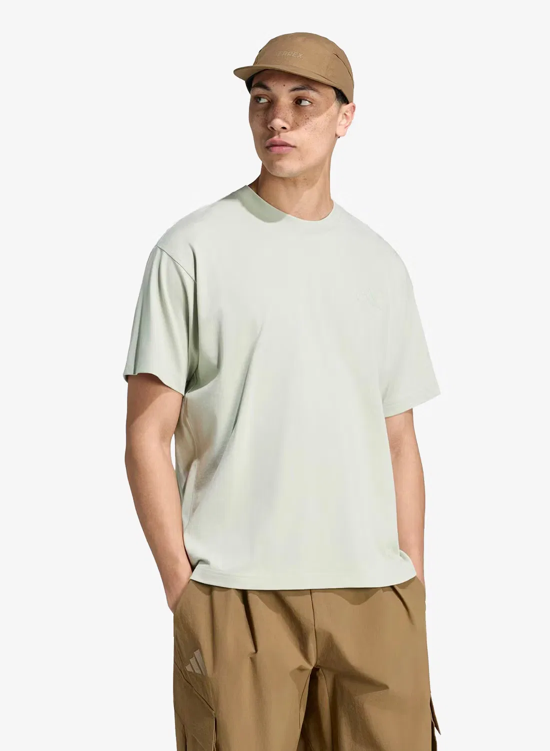 Футболка с принтом Elements Adidas, хаки