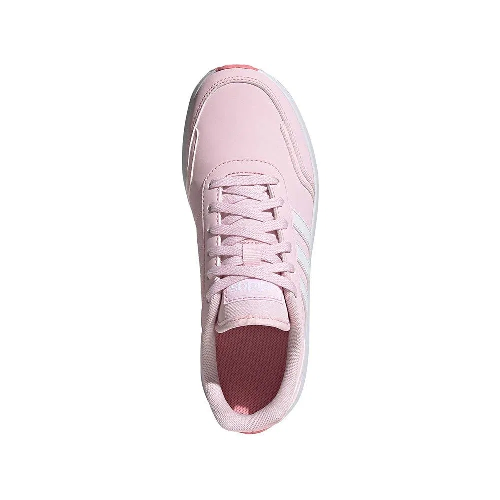 Детские кроссовки для мальчиков и девочек с липучками Vs Switch 3k Adidas, Clear Pink Ftwr White Super Pop — фото 3