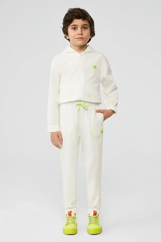 Детские спортивные штаны для мальчиков хлопковые Nbt Bsc, White